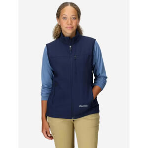 Marmot Tempo Vest~ Women's Small~ Arctic Navy~ Full Zip Sleeveless Jacket $80